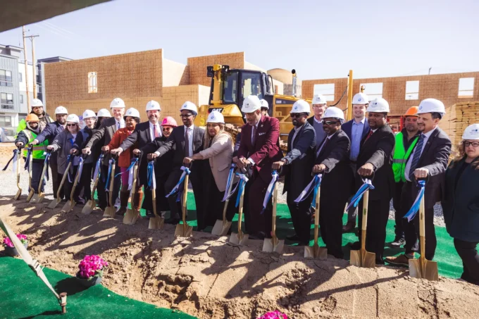 Gordon Crossing groundbreaking ceremony